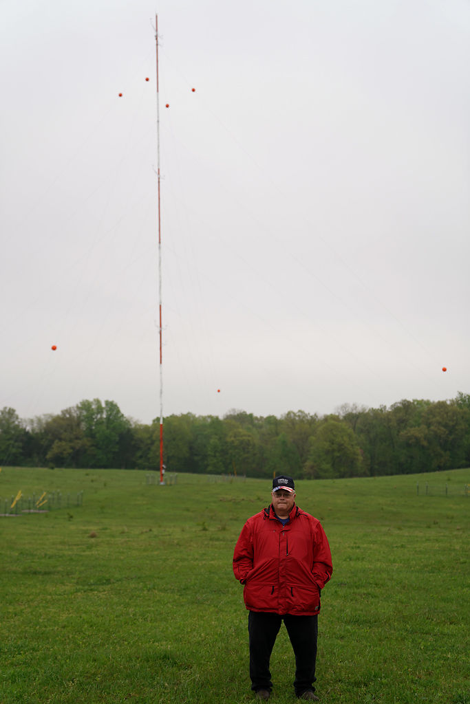 Brent Voorheis, a Harrisburg resident, signed up to have E.ON Climate & Renewables install a meteorological tower